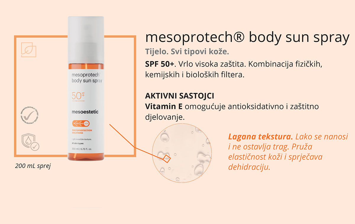 Mesoprotech® body sun spray 50+ - Slika 2